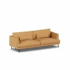 Bredhult soffa Jump Honey 1959-svart stål 3-sits