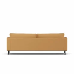Bredhult soffa Jump Honey 1959-svart stål 3-sits