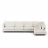 Bredhult soffa Jump Off White 1954-vitoljad ek 4-sits B1