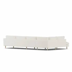 Bredhult soffa Jump Off White 1954-vitoljad ek 4-sits B2