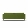 Bredhult soffa Luiza Green 3975-vitoljad ek 3-sits