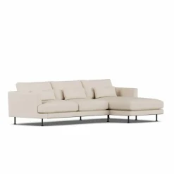 Bredhult soffa Same Beige 6670-svart stål 2 5-sits C1