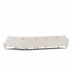 Bredhult soffa Same Off White 6671-vitoljad ek 4-sits B1