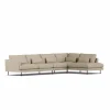 Bredhult soffa Same Sand 6672-svart stål 4-sits B1