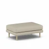 Bredhult fotpall Bern Beige 0341-vitoljad ek