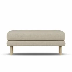 Bredhult fotpall Bern Beige 0341-vitoljad ek