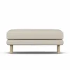 Bredhult fotpall Jump Beige 1956-vitoljad ek