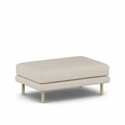 Bredhult fotpall Jump Beige 1956-vitoljad ek