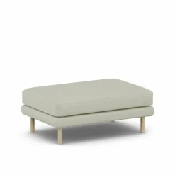 Bredhult fotpall Luiza Beige 3981-vitoljad ek