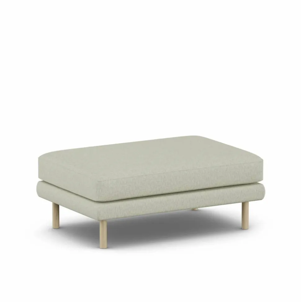 Bredhult fotpall Luiza Beige 3981-vitoljad ek