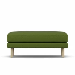 Bredhult fotpall Luiza Green 3975-vitoljad ek