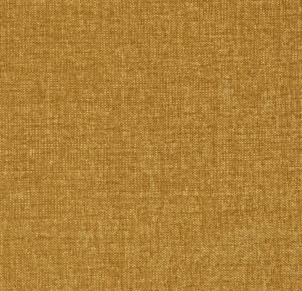 Bredhult fotpall Luiza Mustard 3972-svart stål