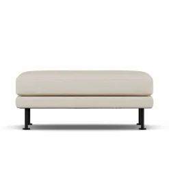 Bredhult fotpall Same Beige 6670-svart stål