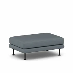 Bredhult fotpall Same Blue 6678-svart stål