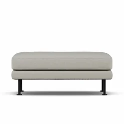 Bredhult fotpall Same Grey 6673-svart stål