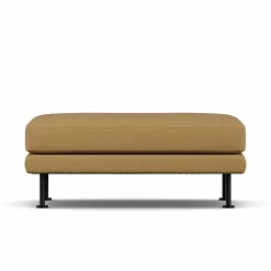 Bredhult fotpall Same Ochre 6676-svart stål