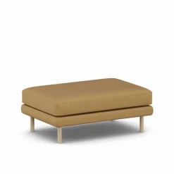 Bredhult fotpall Same Ochre 6676-vitoljad ek