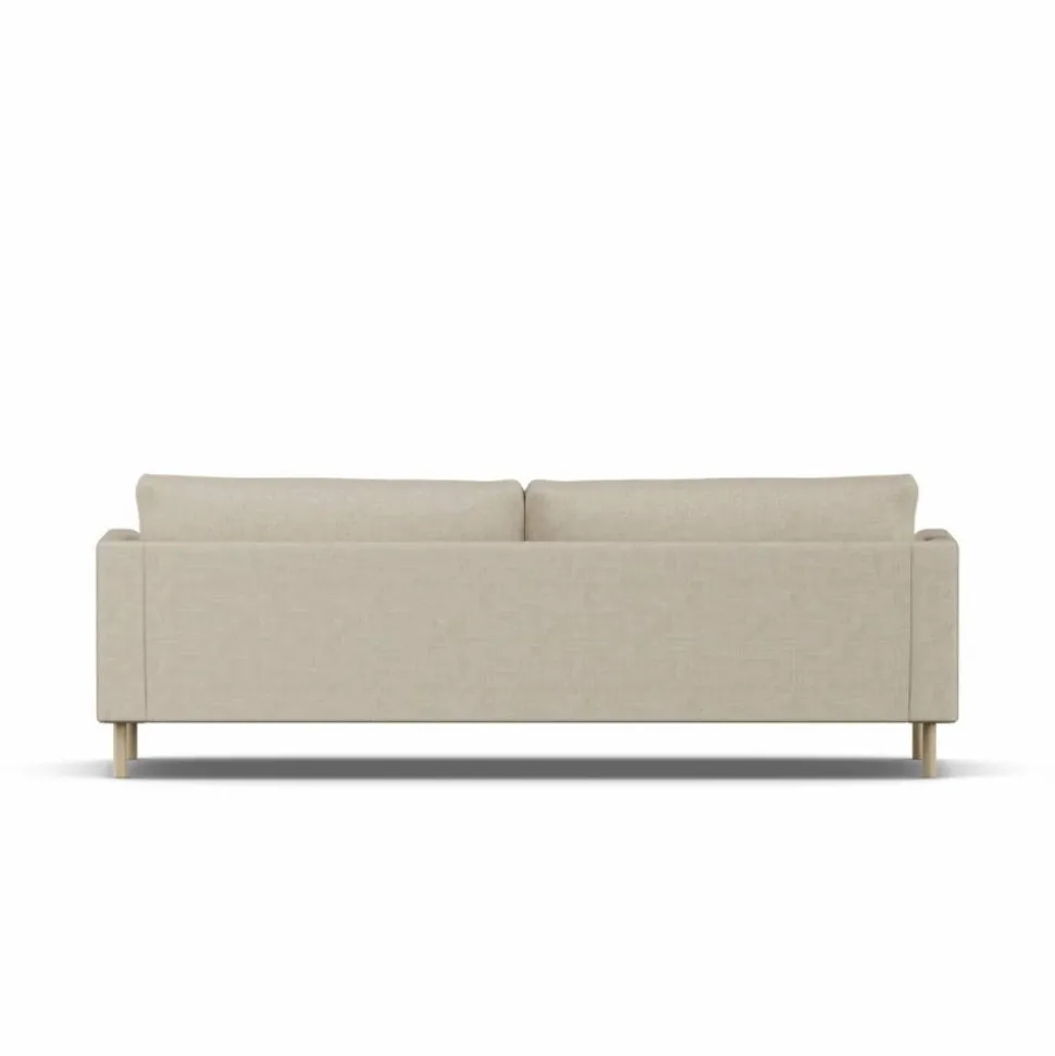 Bredhult soffa Bern Beige 0341-vitoljad ek 3-sits