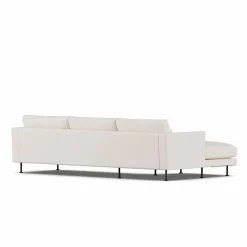 Bredhult soffa Caleido Beige 9600-svart stål 2 5-sits C2