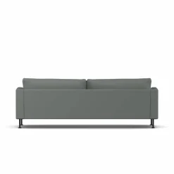 Bredhult soffa Caleido Grey 1240-svart stål 3-sits