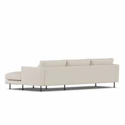 Bredhult soffa Jump Beige 1956-svart stål 2 5-sits C1