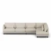 Bredhult soffa Jump Beige 1956-svart stål 4-sits B1
