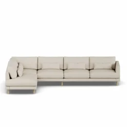 Bredhult soffa Jump Beige 1956-vitoljad ek 4-sits B2