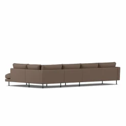 Bredhult soffa Jump Brown 1955-svart stål 4-sits B1