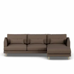 Bredhult soffa Jump Brown 1955-vitoljad ek 2 5-sits C1