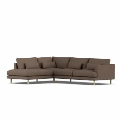 Bredhult soffa Jump Brown 1955-vitoljad ek 3-sits A2