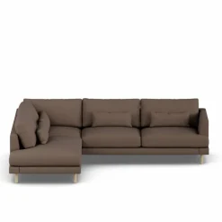 Bredhult soffa Jump Brown 1955-vitoljad ek 3-sits A2
