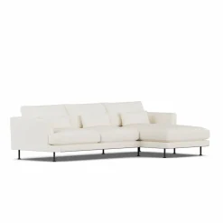 Bredhult soffa Jump Off White 1954-svart stål 2 5-sits C1