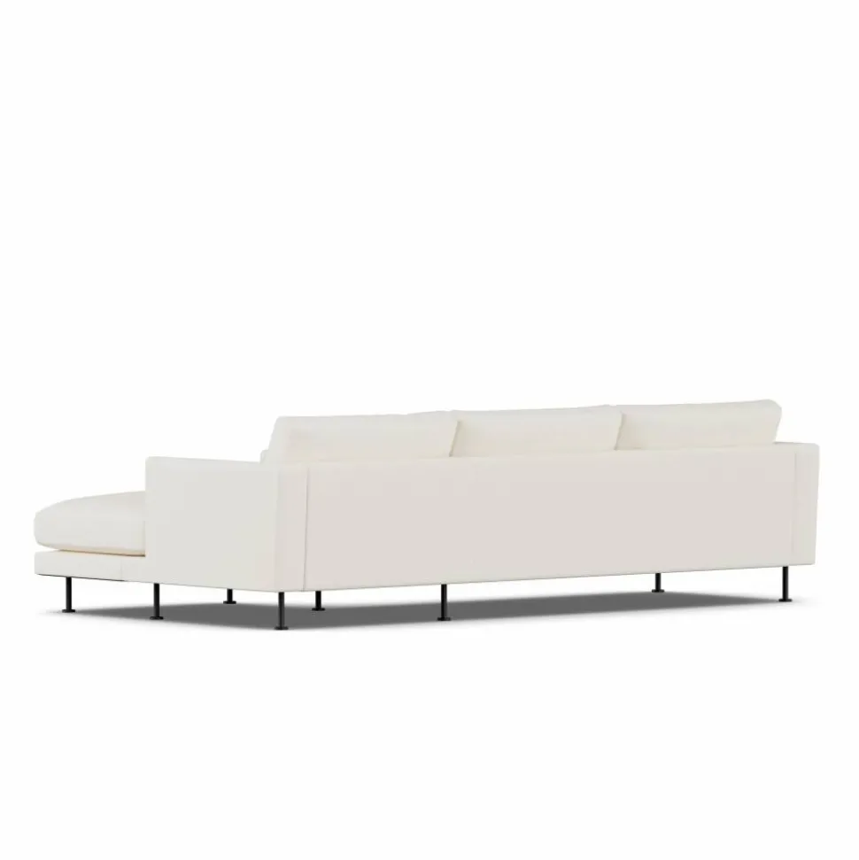 Bredhult soffa Jump Off White 1954-svart stål 2 5-sits C1