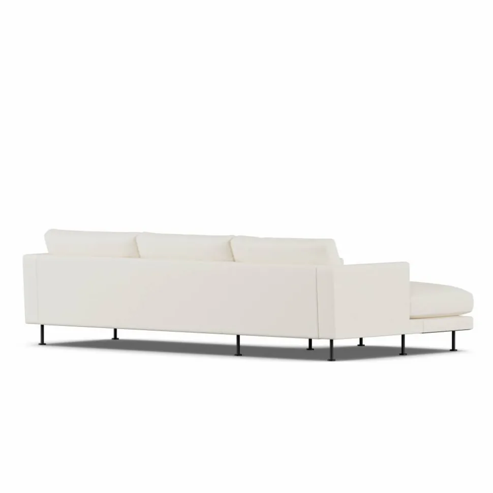 Bredhult soffa Jump Off White 1954-svart stål 2 5-sits C2