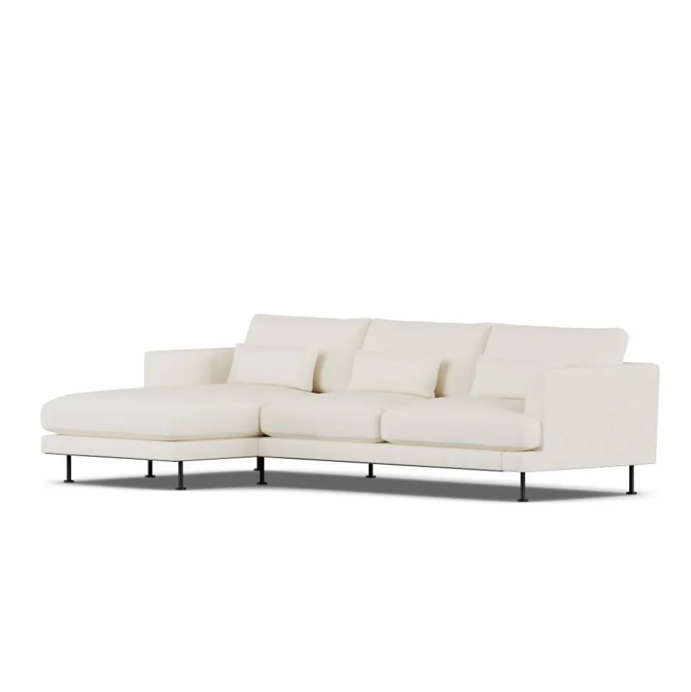Bredhult soffa Jump Off White 1954-svart stål 2 5-sits C2