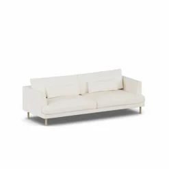 Bredhult soffa Jump Off White 1954-vitoljad ek 3-sits