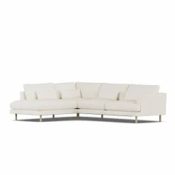 Bredhult soffa Jump Off White 1954-vitoljad ek 3-sits A2
