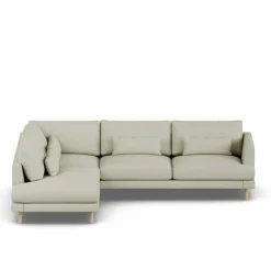 Bredhult soffa Luiza Beige 3981-vitoljad ek 3-sits A2