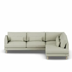 Bredhult soffa Luiza Beige 3981-vitoljad ek 3-sits A1
