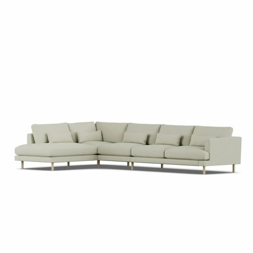 Bredhult soffa Luiza Beige 3981-vitoljad ek 4-sits B2