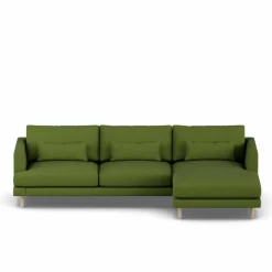 Bredhult soffa Luiza Green 3975-vitoljad ek 2 5-sits C1