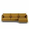 Bredhult soffa Luiza Mustard 3972-vitoljad ek 2 5-sits C1