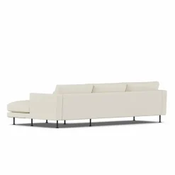Bredhult soffa Oslo Nature 1540-svart stål 2 5-sits C1