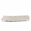 Bredhult soffa Same Beige 6670-svart stål 4-sits B1