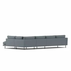 Bredhult soffa Same Blue 6678-svart stål 4-sits B1