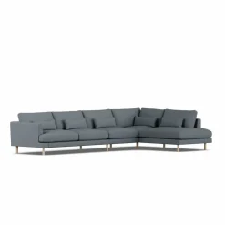 Bredhult soffa Same Blue 6678-vitoljad ek 4-sits B1