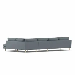 Bredhult soffa Same Blue 6678-vitoljad ek 4-sits B1