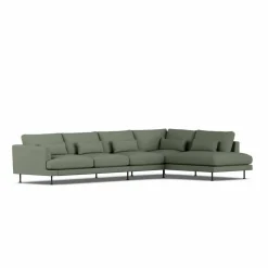 Bredhult soffa Same Forest 6677-svart stål 4-sits B1