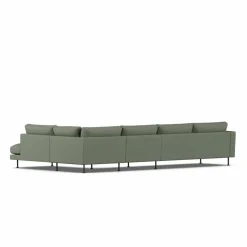 Bredhult soffa Same Forest 6677-svart stål 4-sits B1