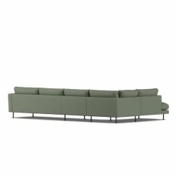 Bredhult soffa Same Forest 6677-svart stål 4-sits B2